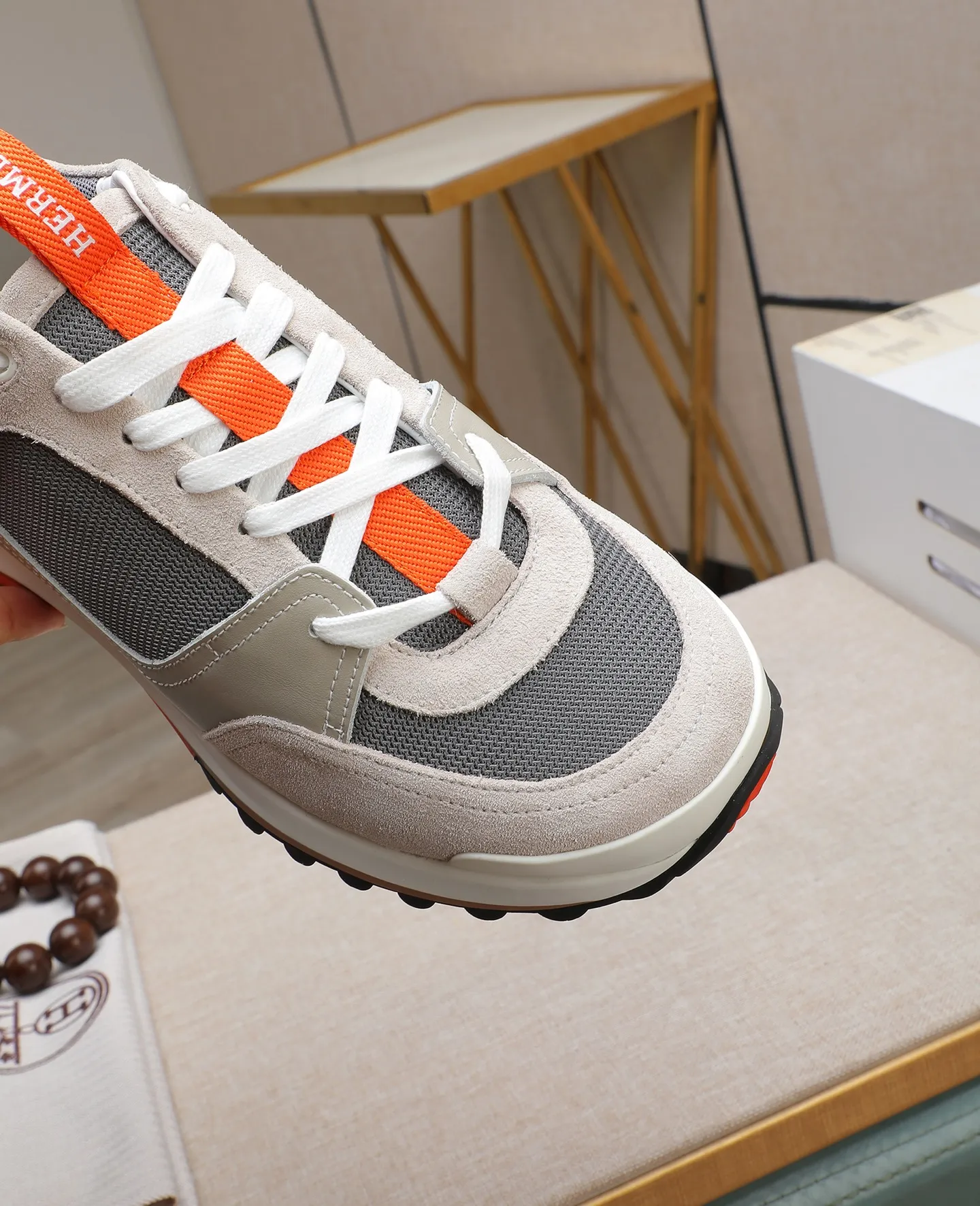 Men's shoes 💰760 Hermes🐴 25ss new autumn and winter products! Classic boot shape + British color matching design, imported calfskin, classic and durable! The original inverted mold last, the ultimate 1:1 shape, and the imported high-end cowhide presents a refined texture! Open the mold to customize the A-grade high-density private mold outsole with luxurious packaging! - Unique quality, 39-44 (38 45 46 customized)